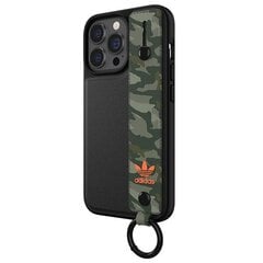 Adidas OR Hand Strap Case iPhone 13 Pro |13 6,1" melns-zaļš|melns-zaļš 47111 цена и информация | Чехлы для телефонов | 220.lv