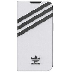 Adidas OR Booklet Case PU iPhone 13 6,1" melns-balts|melns-balts 47092 cena un informācija | Telefonu vāciņi, maciņi | 220.lv