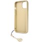 Guess GUHCP14SGF4GGR iPhone 14 6.1" pelēks|pelēks cietais korpuss 4G Charms Collection cena un informācija | Telefonu vāciņi, maciņi | 220.lv