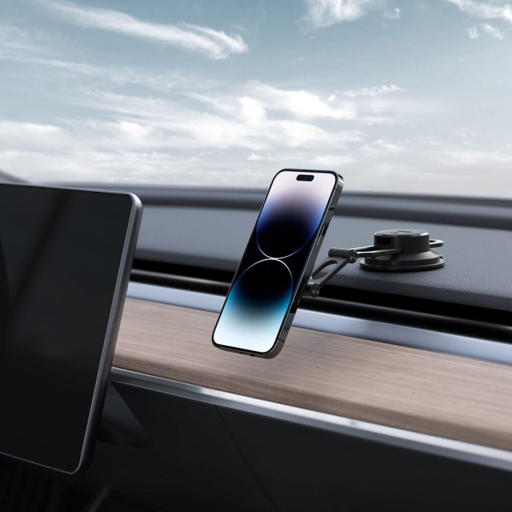 Spigen car mount ITS35-3 Onetap Magnetic Magsafe Windshield & Dashboard Car Mount black cena un informācija | Auto turētāji | 220.lv