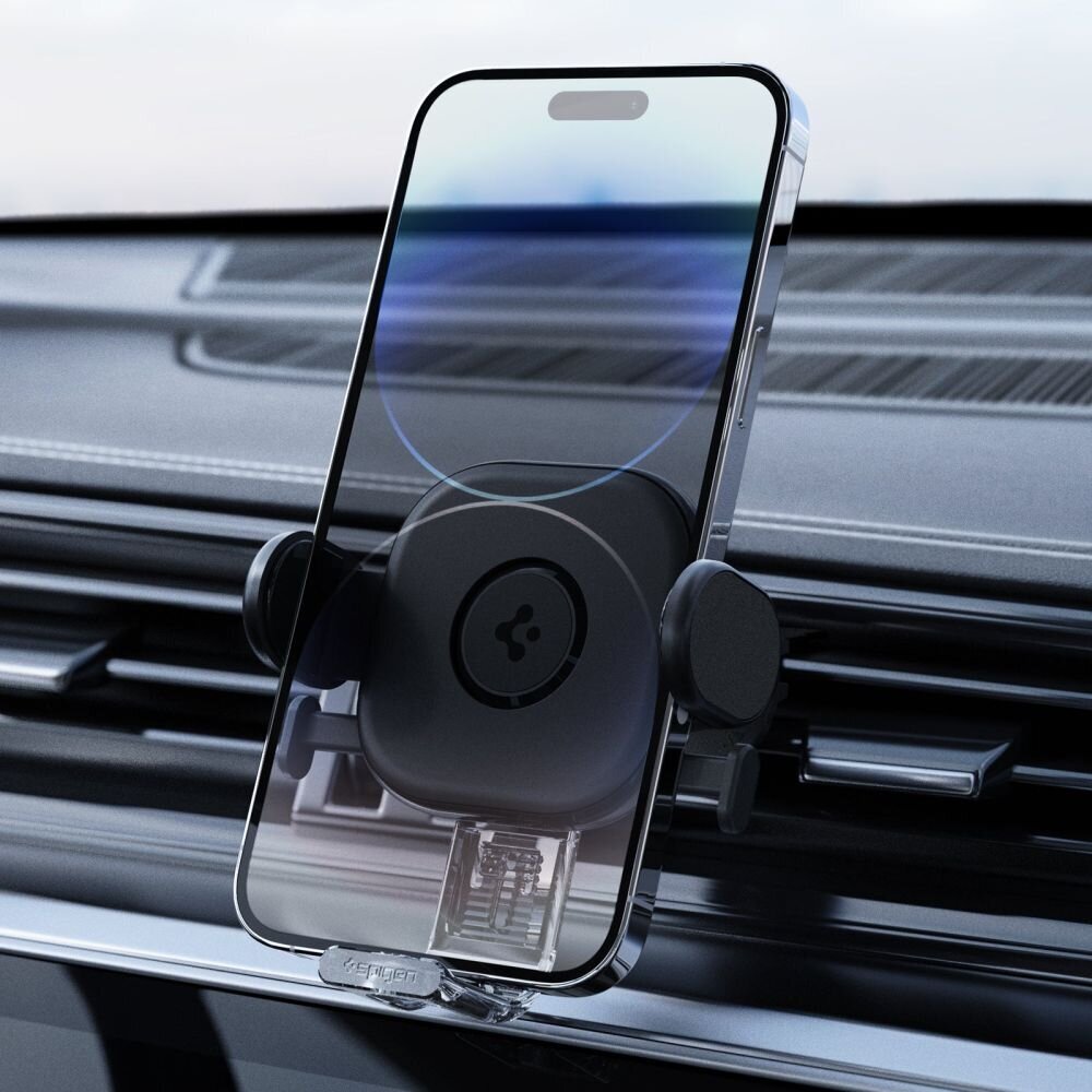 Spigen automašīnas stiprinājums UTS12 Onetap Universal Vent Car Mount, melns цена и информация | Auto turētāji | 220.lv