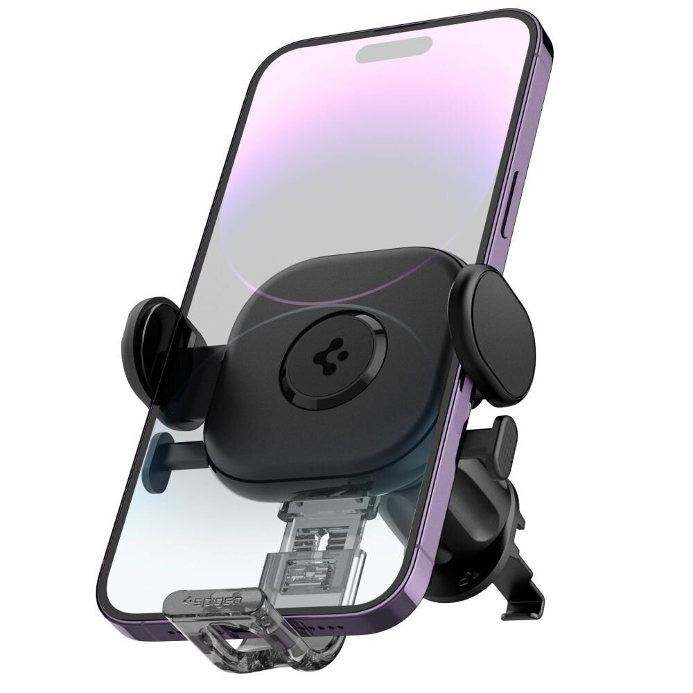 Spigen automašīnas stiprinājums UTS12 Onetap Universal Vent Car Mount, melns цена и информация | Auto turētāji | 220.lv