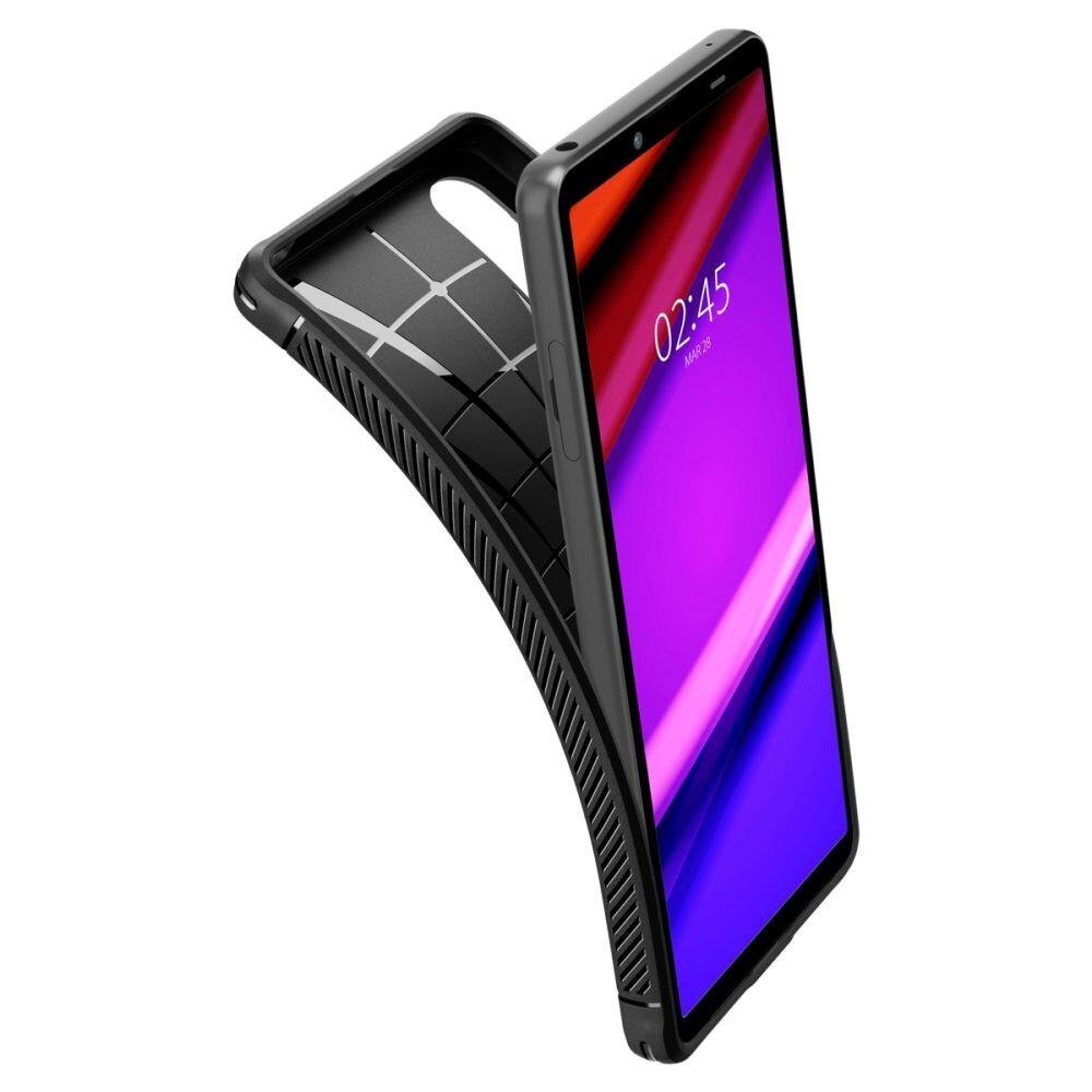 Spigen Rugged Armor Sony Xperia 10 V melns|melns ACS06202 cena un informācija | Telefonu vāciņi, maciņi | 220.lv