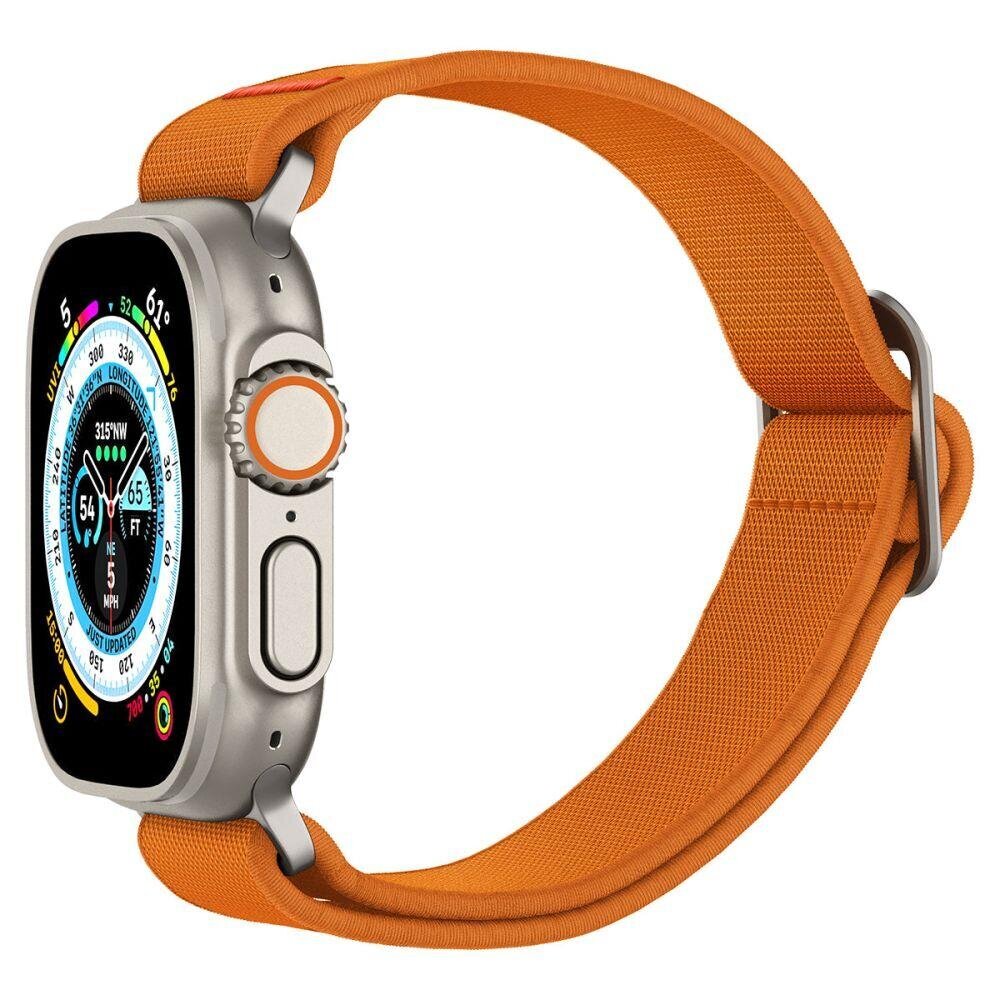 Spigen Fit Lite Apple Watch 4|5|6|7|SE |Ultra 42|44|45|49 mm pomaranczowy|orange AMP05986 цена и информация | Viedpulksteņu un viedo aproču aksesuāri | 220.lv