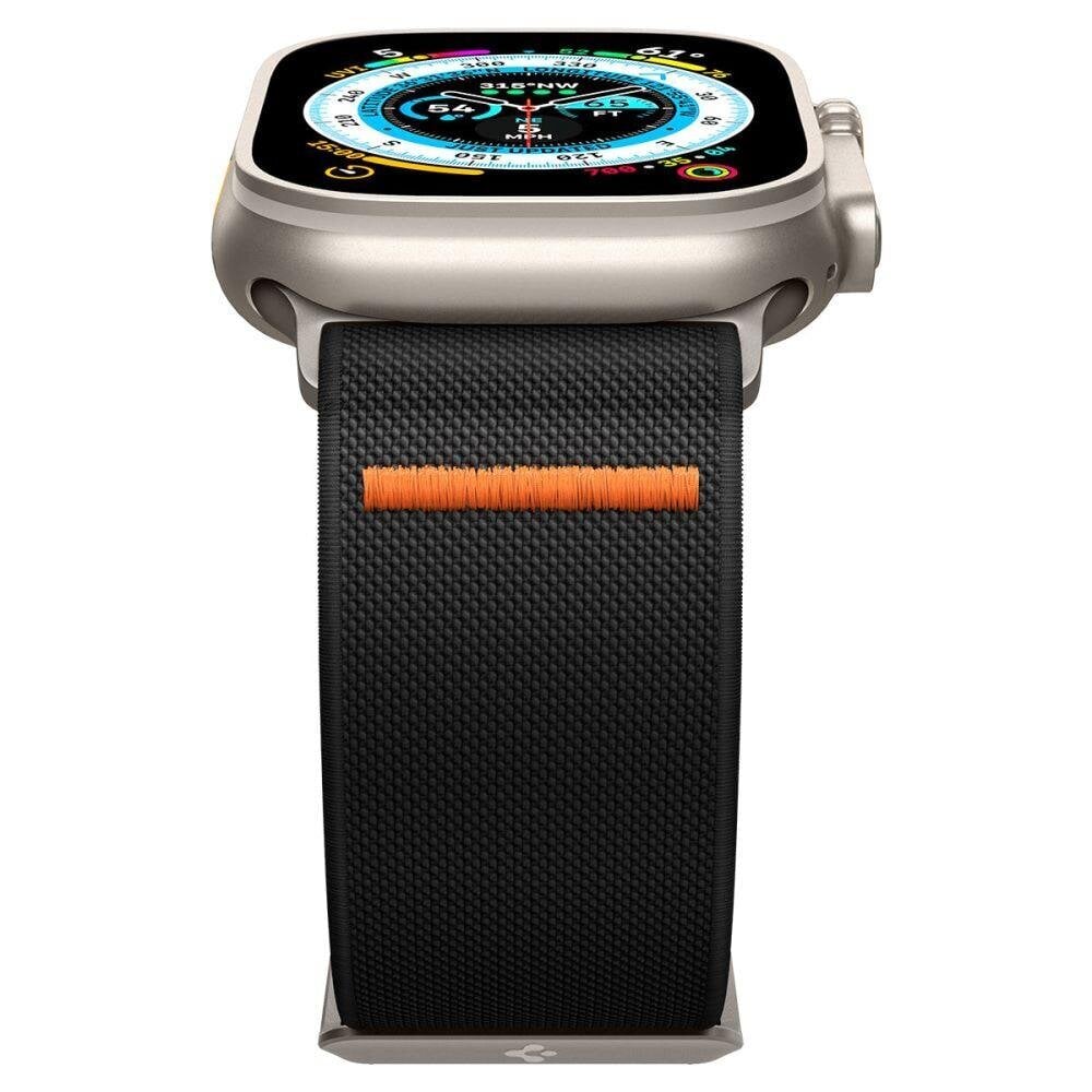 Spigen Fit Lite Apple Watch 4|5|6|7|SE |Ultra 42|44|45|49 mm melns|melns AMP05983 cena un informācija | Viedpulksteņu un viedo aproču aksesuāri | 220.lv