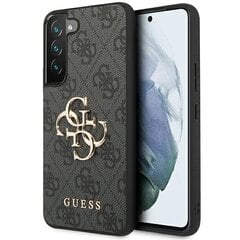 Guess GUHCS23S4GMGGR S23 S911 pelēks|pelēks cietais korpuss 4G Big Metal Logo cena un informācija | Telefonu vāciņi, maciņi | 220.lv