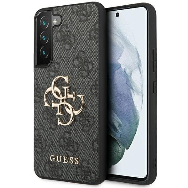 Guess GUHCS23S4GMGGR S23 S911 pelēks|pelēks cietais korpuss 4G Big Metal Logo цена и информация | Telefonu vāciņi, maciņi | 220.lv