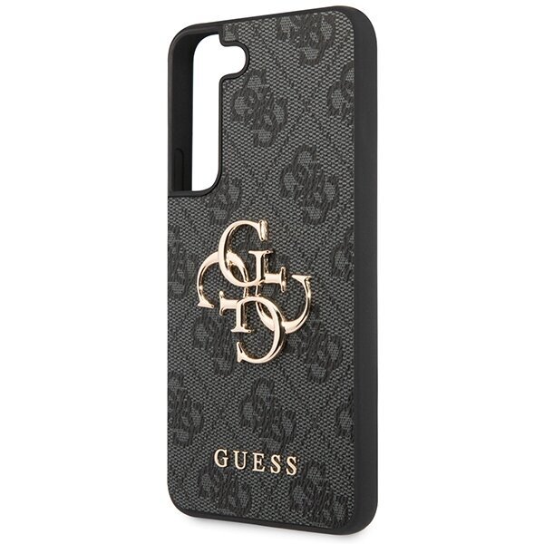 Guess GUHCS23S4GMGGR S23 S911 pelēks|pelēks cietais korpuss 4G Big Metal Logo cena un informācija | Telefonu vāciņi, maciņi | 220.lv