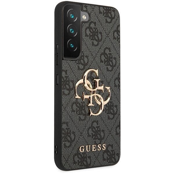 Guess GUHCS23S4GMGGR S23 S911 pelēks|pelēks cietais korpuss 4G Big Metal Logo cena un informācija | Telefonu vāciņi, maciņi | 220.lv