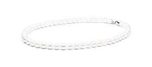 Pērļu kaklarota sievietēm ar sudrabu цена и информация | Украшения на шею | 220.lv