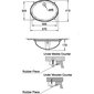 Izlietne Ideal Standard Oval Vasque 57x41x1.7 cm cena un informācija | Izlietnes | 220.lv