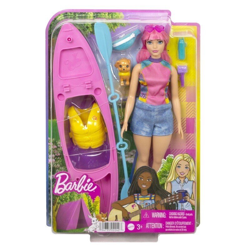 Mattel Lelles Bārbijas kempinga margrietiņa rotaļu komplekts cena un informācija | Rotaļlietas meitenēm | 220.lv