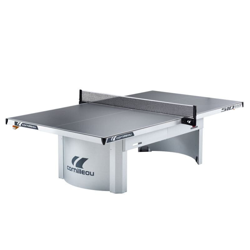 Tenisa galds Cornilleau PRO 510M Outdoor, 60 mm, pelēks cena un informācija | Galda tenisa galdi un pārklāji | 220.lv