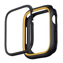 UNIQ etui Moduo Apple Watch Series  4|5|6|7|8|SE 40|41mm czarny-musztardowy|midnight-mustard цена и информация | Аксессуары для смарт-часов и браслетов | 220.lv