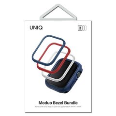 UNIQ ramki do Moduo 3in1 Apple Watch Series 4|5|6|7|8|SE 40|41mm Szałwiowy-Lillak-Biały|Sage-Lilac-White цена и информация | Аксессуары для смарт-часов и браслетов | 220.lv