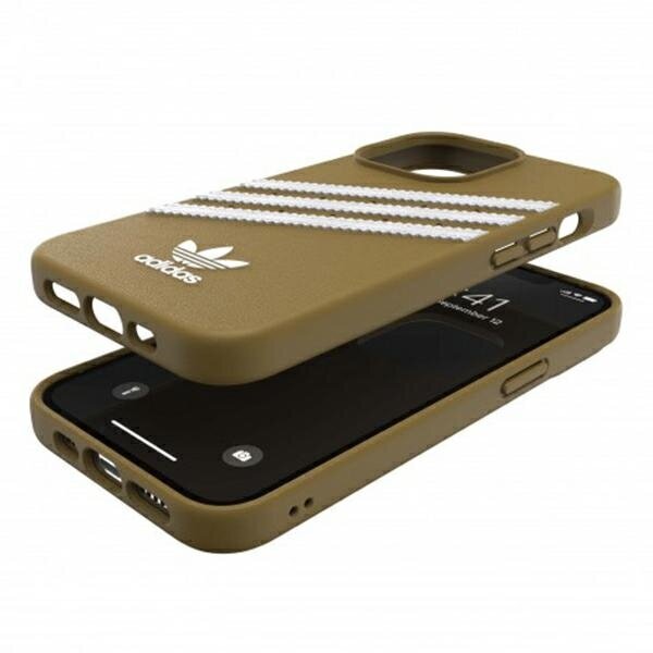 Adidas OR Moulded PU iPhone 13 Pro | 13 6,1" bēšs-zelts|bēšs-zelts 47806 цена и информация | Telefonu vāciņi, maciņi | 220.lv