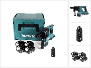 Аккумуляторный перфоратор Makita DHR 281 G4J цена и информация | Перфораторы | 220.lv