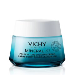 Vichy Minéral 89 72H Moisture Boosting увлажняющий крем для нормальной и комбинированной кожи лица 50мл цена и информация | Наносите на чистую кожу лица. Подержите около 10-15 минут и смойте водой. | 220.lv