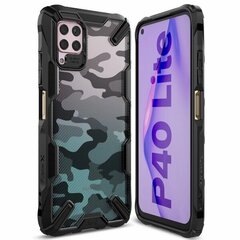 Ringke Fusion X Huawei P40 Lite melns|camo melns цена и информация | Чехлы для телефонов | 220.lv