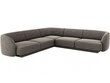 Simetrisks stūra dīvāns Micadoni Miley, 252 x 252 x 74, pelēks cena un informācija | Dīvāni | 220.lv