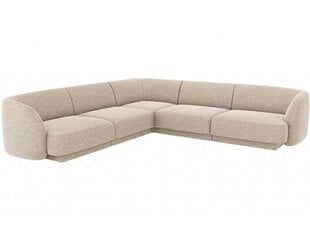 Симметричный угловой диван Micadoni Miley, 252 x 252 x 74, бежевый цена и информация | Диваны | 220.lv