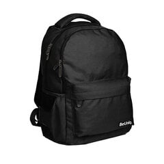 Jauniešu skola Pasobackpack Black BeUniq 2 kameras cena un informācija | Skolas somas | 220.lv