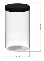 Plastmasas pārtikas uzglabāšanas konteineri 1,5l, 12 gab цена и информация | Посуда для хранения еды | 220.lv