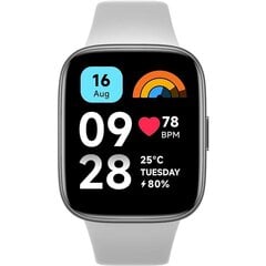 Xiaomi Redmi Watch 3 Active Gray EU BHR7272GL kaina ir informacija | Viedpulksteņi (smartwatch) | 220.lv