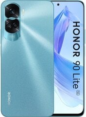 Honor 90 Lite 5G 8/256GB 5109ASWE Cyan Lake kaina ir informacija | Mobilie telefoni | 220.lv