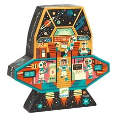 Silueta puzle – Kosmosa stacija (54 gab.), Djeco DJ07291 cena un informācija | Puzles, 3D puzles | 220.lv