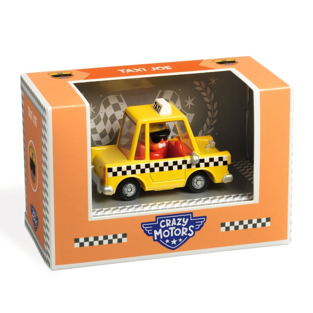 Trakās automašīnas - Taksists Džo, Djeco Crazy Motors DJ05479 cena un informācija | Rotaļlietas zēniem | 220.lv