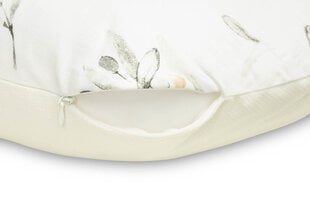 Barošanas spilvens Sensillo Rogal Velvet Sen Olive Cream, 62 cm cena un informācija | Grūtnieču spilveni | 220.lv