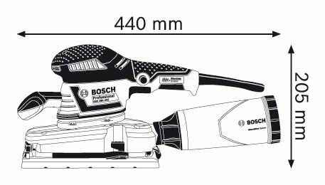 Orbitālā slīpmašīna Bosch GSS 280 AVE L-Boxx Professional 0601292901 cena un informācija | Slīpmašīnas | 220.lv