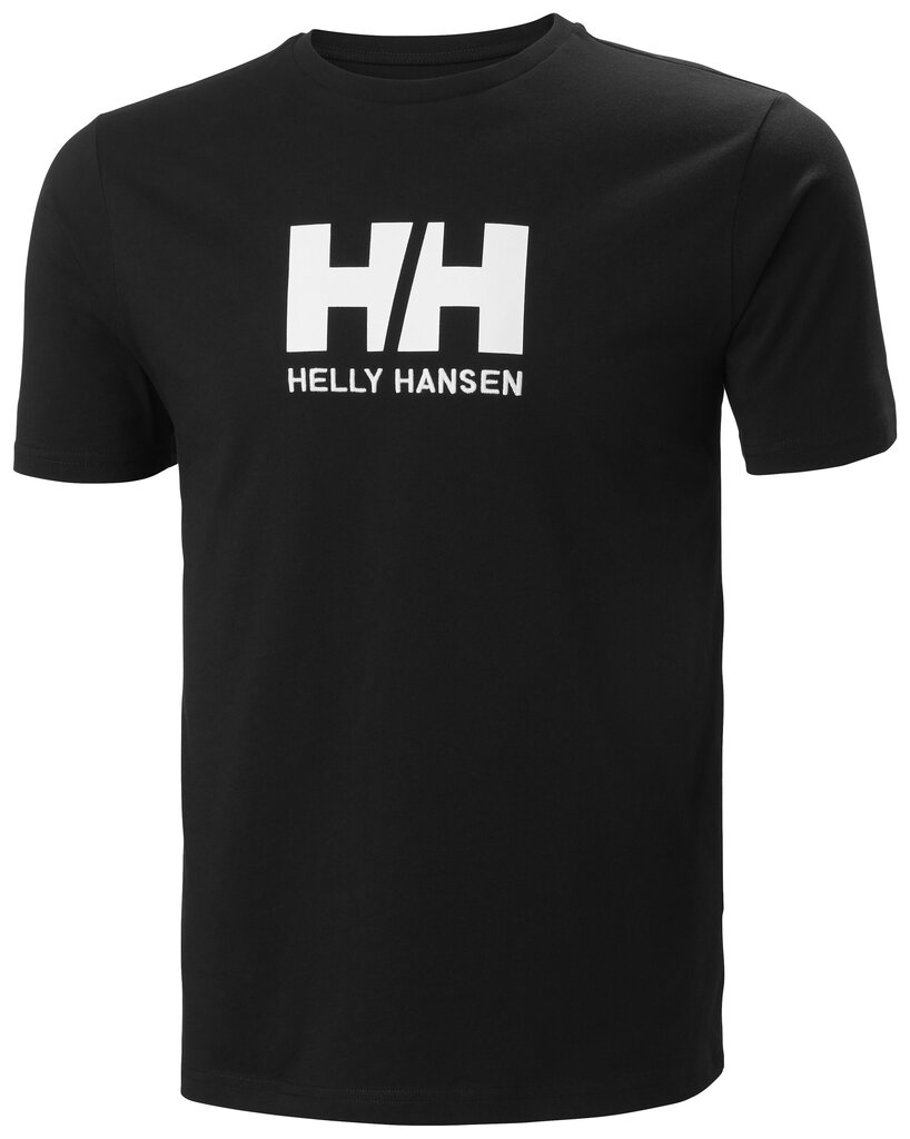 Helly Hansen vīriešu T-krekls Logo, melns cena un informācija | Vīriešu T-krekli | 220.lv