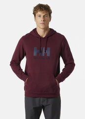 Helly Hansen vīriešu džemperis HH LOGO, bordo cena un informācija | Helly Hansen Apģērbi, apavi, aksesuāri | 220.lv