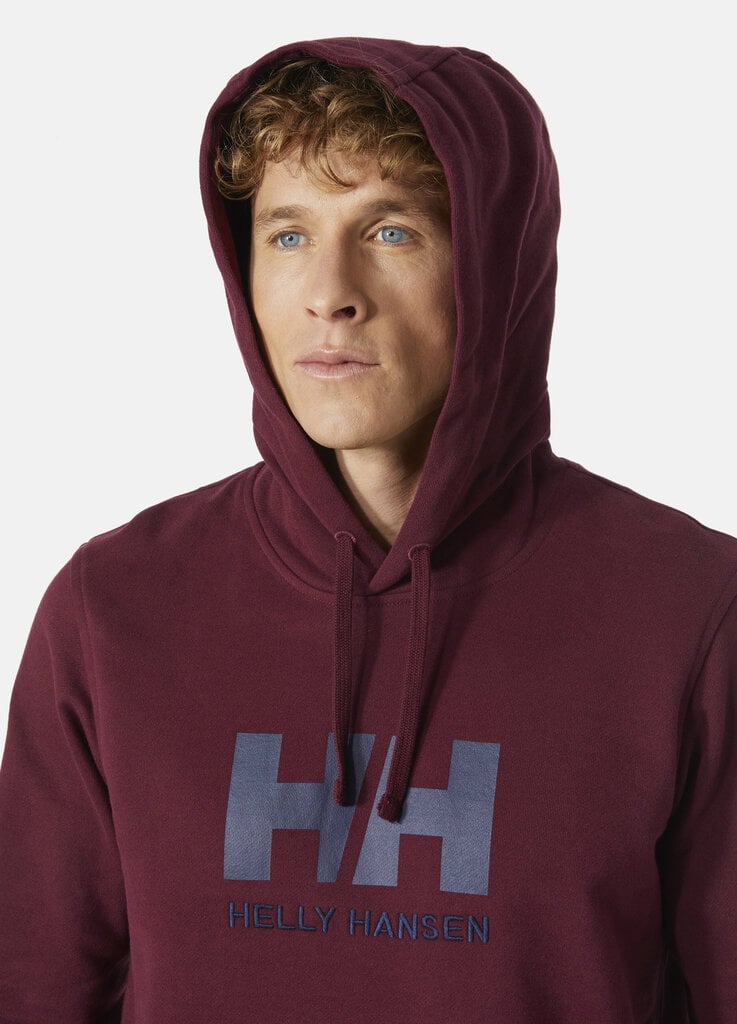 Helly Hansen vīriešu džemperis HH LOGO, bordo cena un informācija | Vīriešu jakas | 220.lv