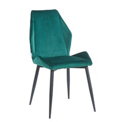 Бархатное кресло Restock Garda комплект из 2 шт., зеленый цена и информация | Стулья для кухни и столовой | 220.lv