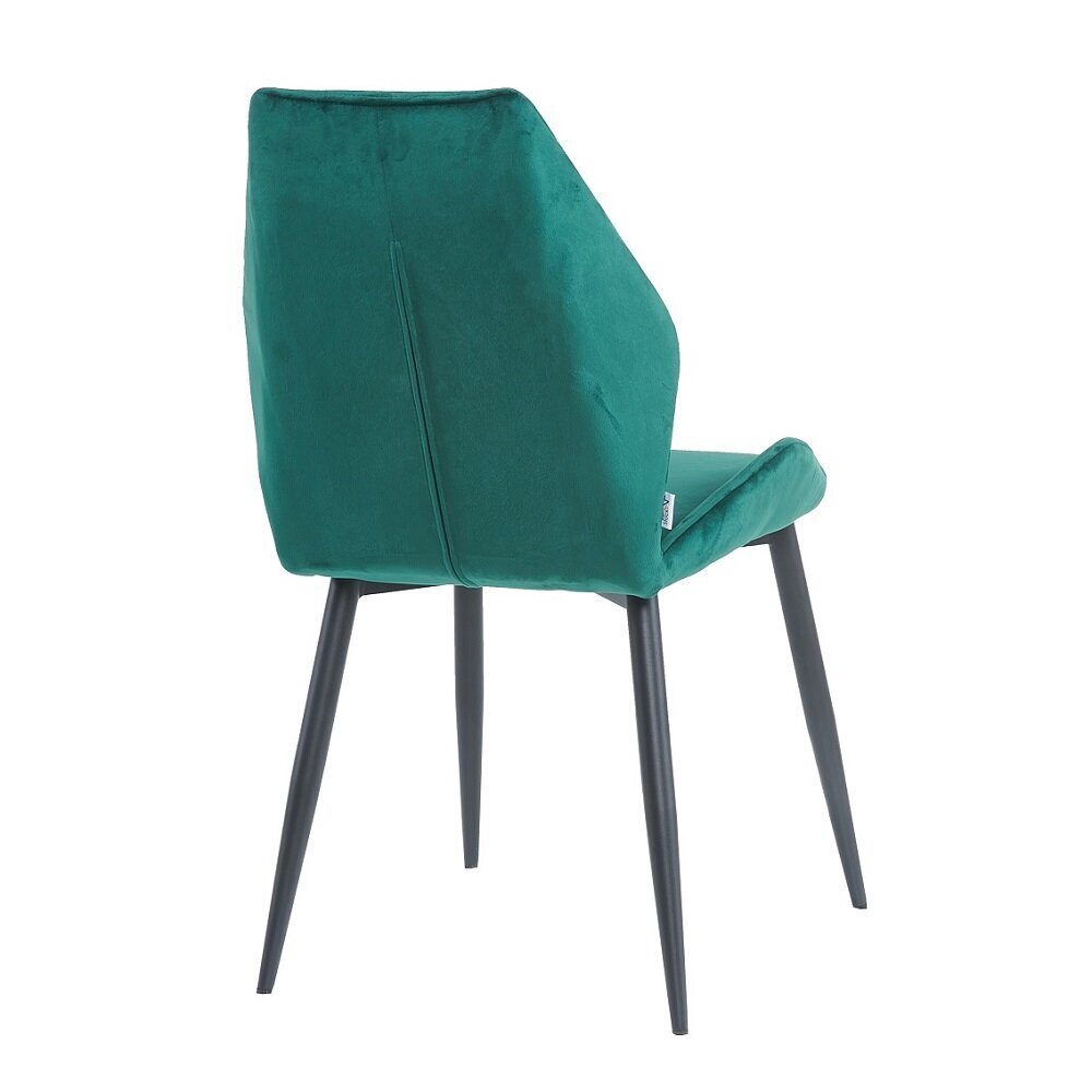 2-u ēdamistabas krēslu Restock Garda komplekts, zaļš цена и информация | Virtuves un ēdamistabas krēsli | 220.lv