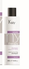 Restrukturizējošs šampūns ar keratīnu Kezy Mytherapy Remedy Keratin Restructuring Shampoo, 250 ml cena un informācija | Šampūni | 220.lv