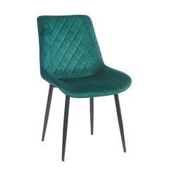 Бархатное кресло Restock Lugano комплект из 4 шт., зеленый цена и информация | Стулья для кухни и столовой | 220.lv