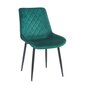 4-ru ēdamistabas krēslu Restock Lugano komplekts, zaļš цена и информация | Virtuves un ēdamistabas krēsli | 220.lv