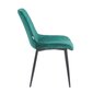 2-ru ēdamistabas krēslu Restock Lugano komplekts, zaļš cena un informācija | Virtuves un ēdamistabas krēsli | 220.lv