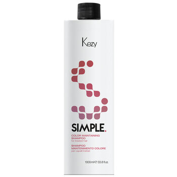 Шампунь для поддержания цвета окрашенных волос Kezy Simple Color Maintaining Shampoo 1000 мл цена и информация | Шампуни | 220.lv