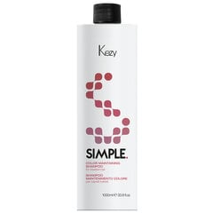 Šampūns krāsotiem matiem Kezy Simple Color Maintaining Shampoo, 1000 ml cena un informācija | Šampūni | 220.lv