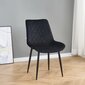 Ēdamistabas krēsls Restock Lugano, melns cena un informācija | Virtuves un ēdamistabas krēsli | 220.lv