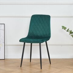 4-ru ēdamistabas krēslu Restock Orta komplekts, zaļš cena un informācija | Virtuves un ēdamistabas krēsli | 220.lv
