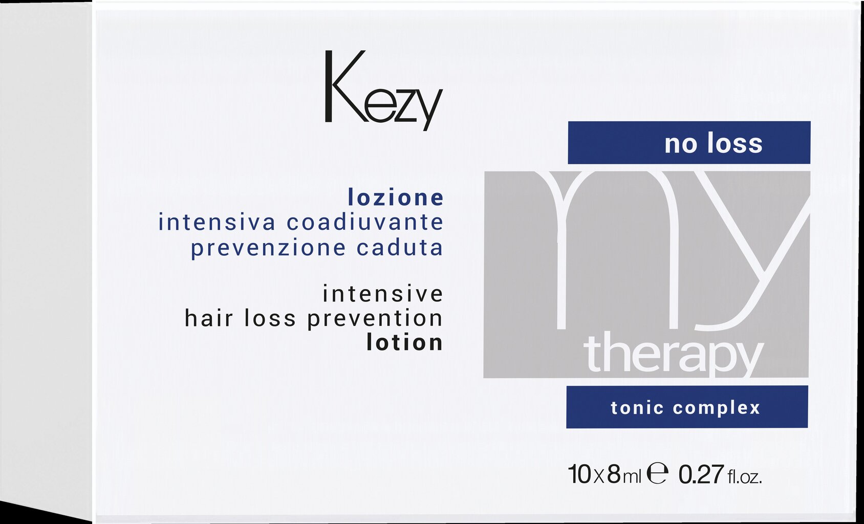 Intensīvs losjons matu izkrišanas profilaksei Kezy MyTherapy No Loss Intensive Hair Loss Prevention Lotion, 10×8 ml cena un informācija | Matu uzlabošanai | 220.lv
