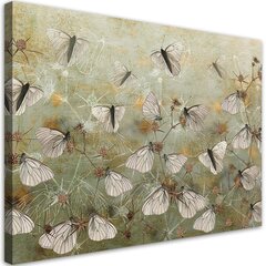 Glezna uz audekla, Abstrakcyjne motyle na ące цена и информация | Картины | 220.lv