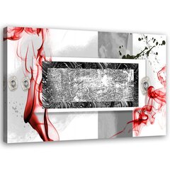 Glezna uz audekla, Abstraktā 3D - sarkans цена и информация | Картины | 220.lv