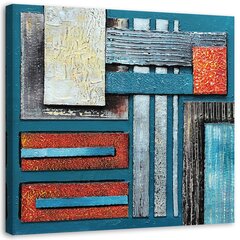 Glezna uz audekla, Abstrakts ar zilu цена и информация | Картины | 220.lv